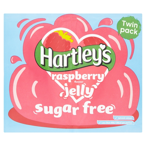 Hartleys S/F Raspberry Jelly Sachet 23g pack shot