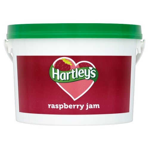 Hartleys Best Raspberry Jam 3.18kg pack shot