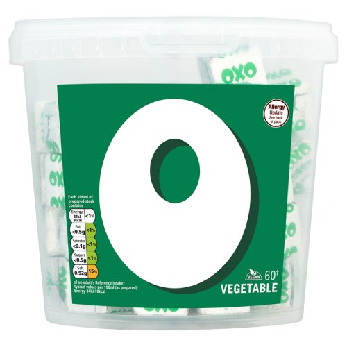 Oxo Vegetable  60s 378g pack shot