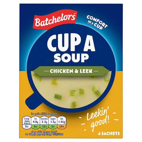 Batchelors Cup a Soup Chicken & Leek 86g pack shot