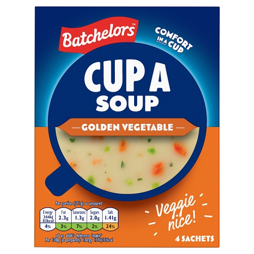 Batchelors Cup a Soup Golden Vegetable 82g pack shot
