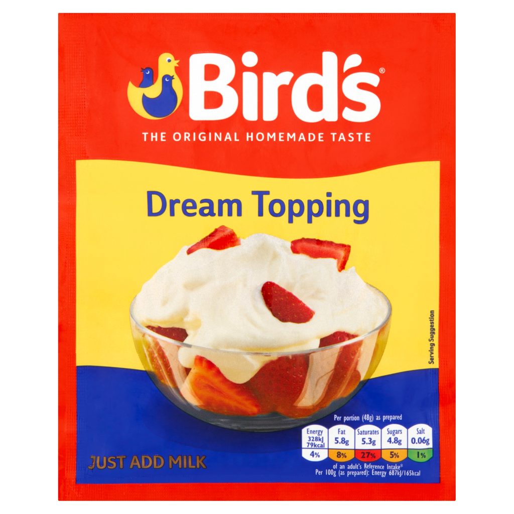 Birds Dream Topping Single 36g pack shot