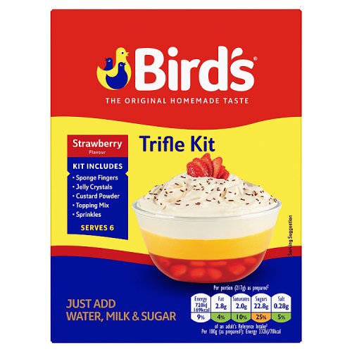 Birds Trifle Mix Strawberry 141g pack shot