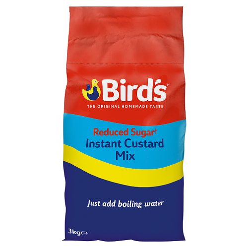 Birds Custard Mix Reduced Sugar 3kg pack shot