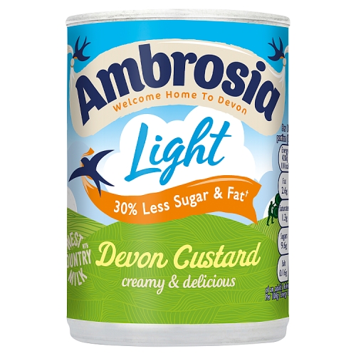 Ambrosia Light Devon Custard 400g pack shot