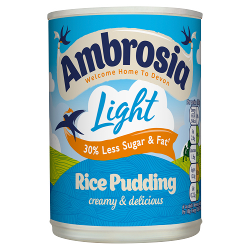 Ambrosia Light Rice Pudding 400g pack shot