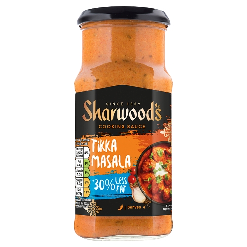 Sharwoods Tikka Masala 30% Lf Sauce 420g pack shot