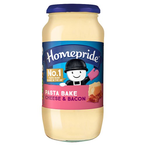 Homepride Pasta Bake Cheese & Bacon 485g pack shot
