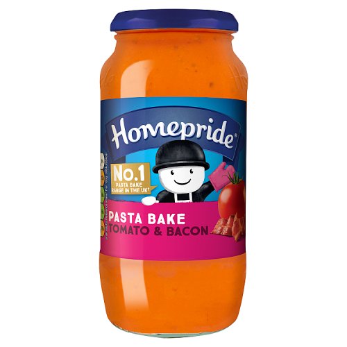 Homepride Pasta Bake Tomato & Bacon 485g pack shot