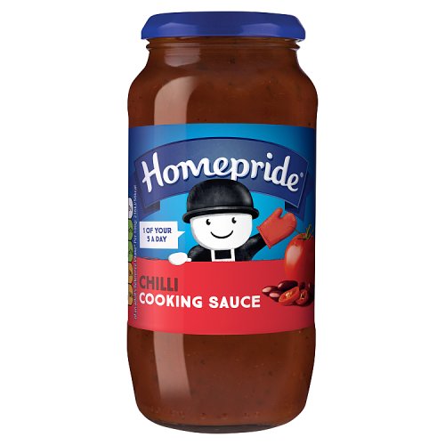 Homepride Cooking Sauce Chilli 485g pack shot