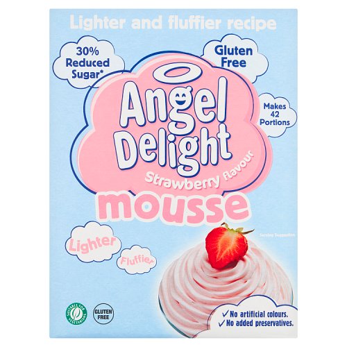 Angel Delight Mousse Mix Strawberry 600g pack shot