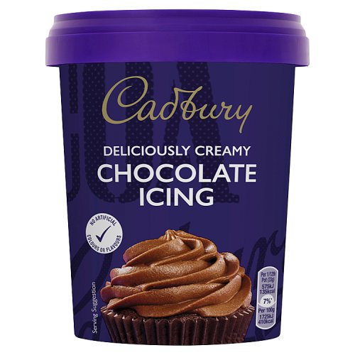 Cadbury Baking Ready To Use Icing Tub 400g pack shot
