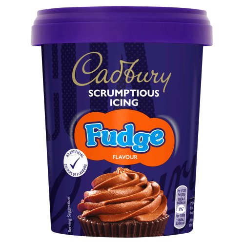Cadbury Baking Chocolate Icing Tub 400g pack shot