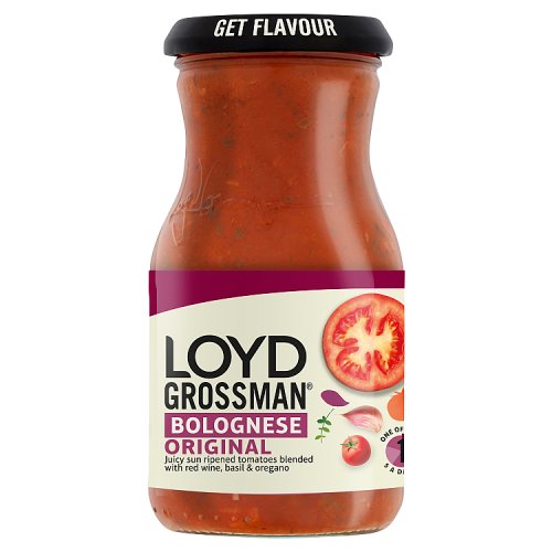 Loyd Grossman Bolognese Original Pasta Sauce 350g pack shot