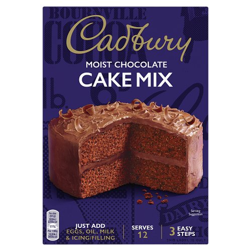Cadbury Chocolate Sponge Mix 400g pack shot