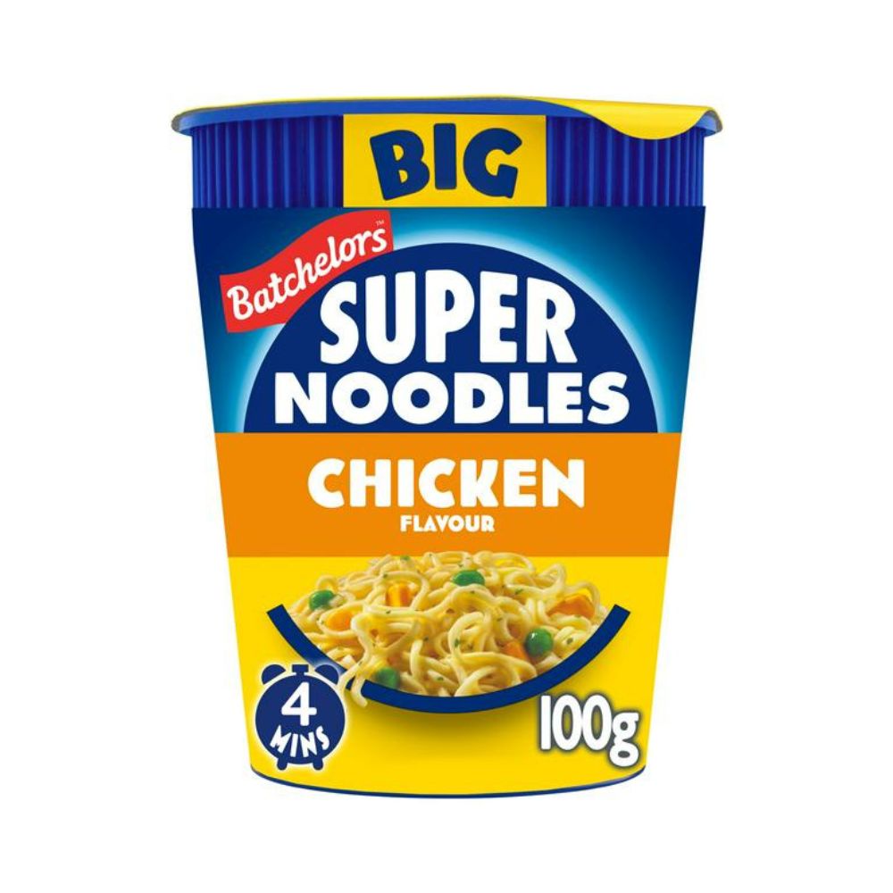 Batchelors Big Super Noodles Pot Chicken 100g pack shot