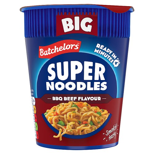 Batchelors Big Super Noodles Pot BBQ Beef 100g pack shot