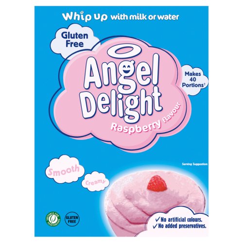 Angel Delight Raspberry 600g pack shot