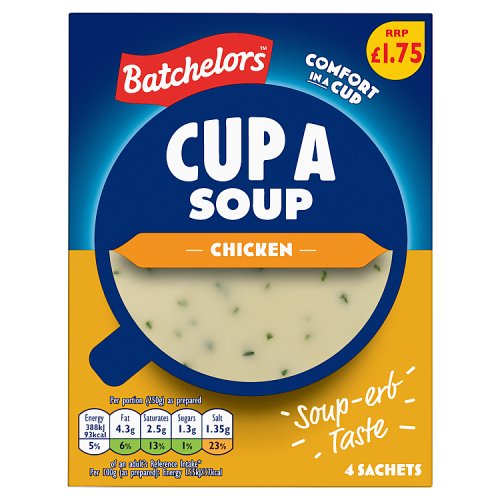 Batchelors Cup a Soup Chicken PM £1.75 81g pack shot