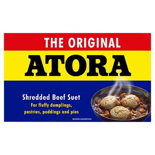 Atora Shredded Beef Suet 200g pack shot