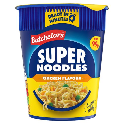 Batchelors Super Noodles Pot Chicken PM 99p 75g pack shot