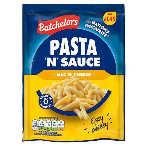 Batchelors Pasta N Sauce Mac & Cheese PM £1.45 99g pack shot