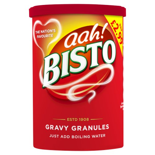 Bisto Gravy Granules Beef PM £2.99 190g pack shot