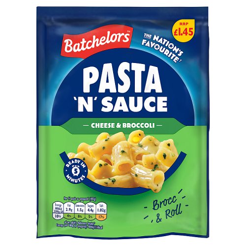 Batchelors Pasta N Sauce Cheese & Broccoli PM £1.45 99g pack shot