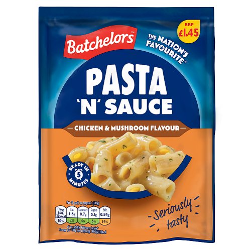 Batchelors Pasta N Sauce Chicken & Mushroom PM £1.45 99g pack shot