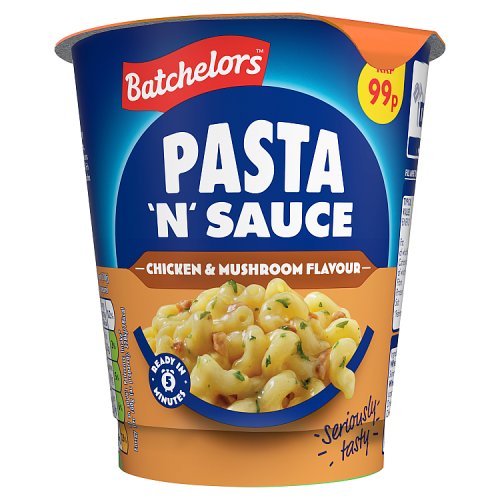 Batchelors Pasta N Sauce Chicken & Mushroom PM 99p 65g pack shot