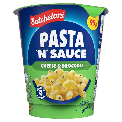 Batchelors Pasta N Sauce Cheese & Broccoli PM 99p 65g pack shot