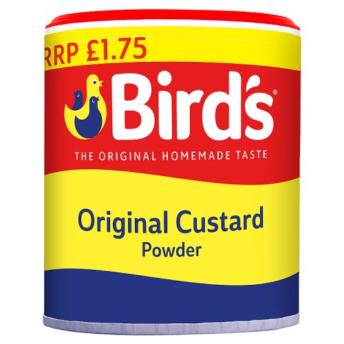 Birds Custard Powder Drum PM 1.75 250g pack shot