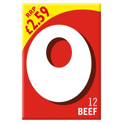 Oxo Beef Stock Cubes PM £2.59 71g pack shot
