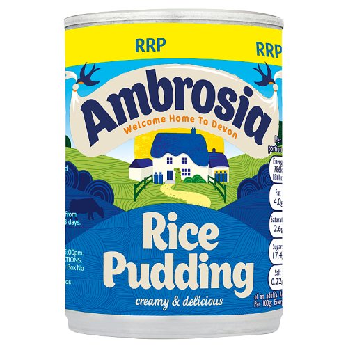 Ambrosia Rice Pudding PM £1.95 400g pack shot