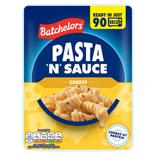 Batchelors Pasta N Sauce Microwave Pouch Cheesey 200g pack shot