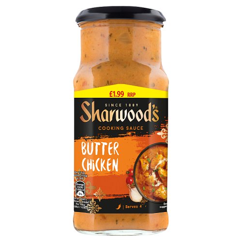 Sharwoods Butter Chicken PM £1.99 420g pack shot