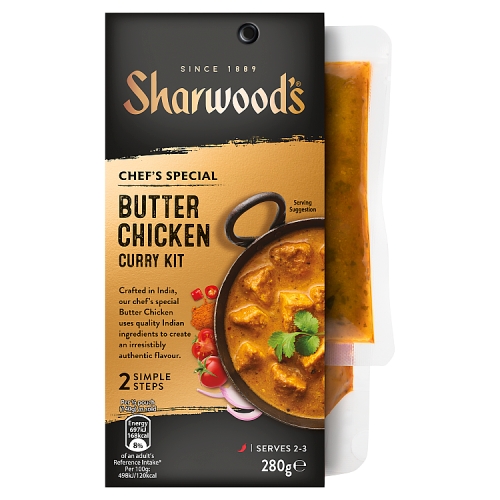 Sharwood'S Butter Chicken Curry Sauce Kit 280g pack shot