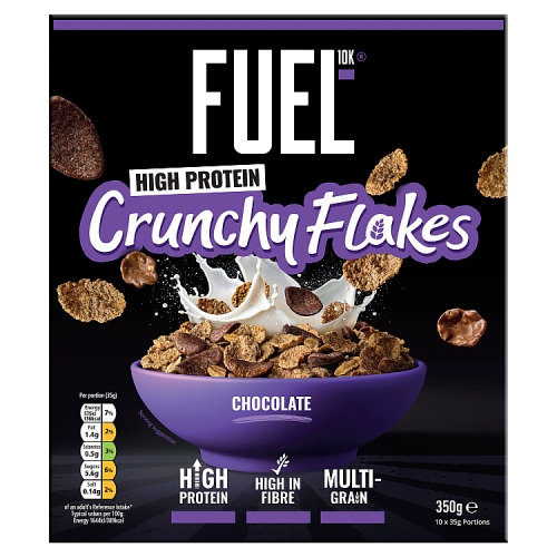 FUEL10K Chocolate Multigrain Flakes 350g pack shot