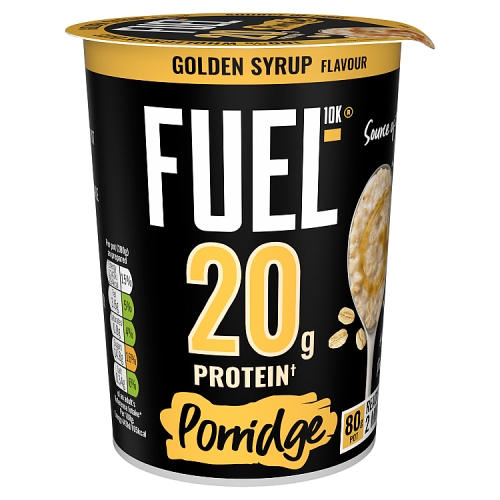 FUEL10K Ultimate Porridge Pot Golden Syrup 80g pack shot