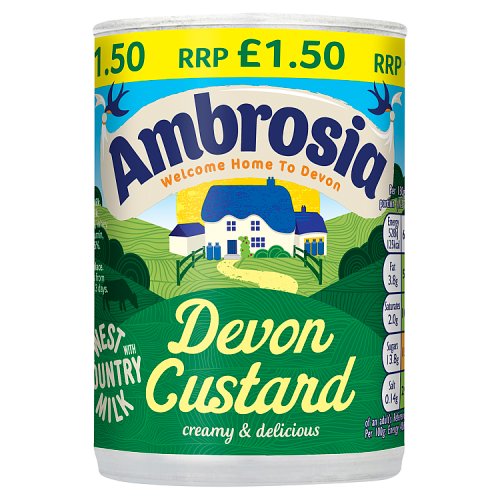 Ambrosia Custard PM £1.50 400g pack shot
