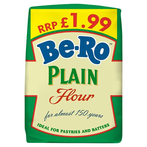 Bero Plain Flour PM £1.99 1.1kg pack shot