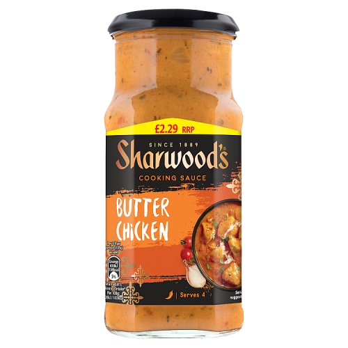 Sharwoods Butter Chicken PM £2.29 420g pack shot