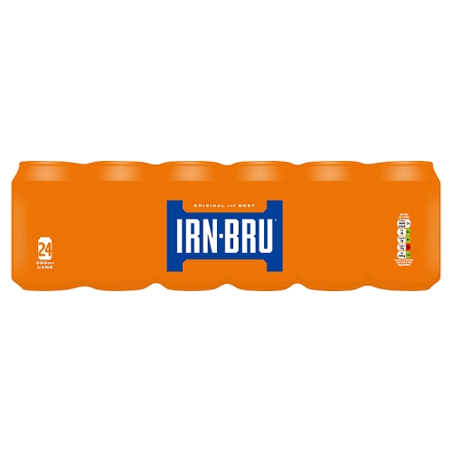 Irn Bru Regular 24pk (24 x 330ml) pack shot