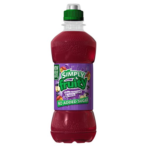 Simply Fruity Apple & Blackcurrant 330ml pack shot