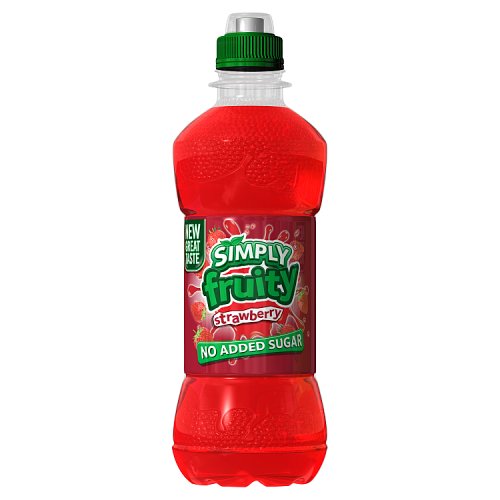 Simply Fruity Strawberry 330ml pack shot