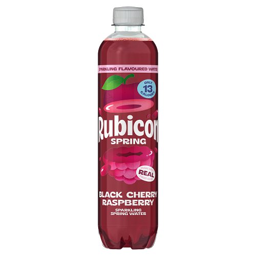 Rubicon Spring Sparkling Black Cherry Raspberry 500ml pack shot