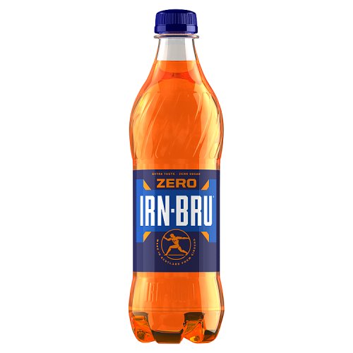 Irn Bru Zero 500ml pack shot