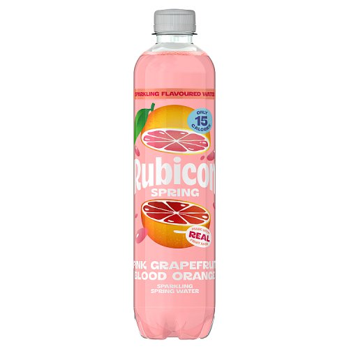 Rubicon Spring Sparkling Pink Grapefruit Blood Orange 500ml pack shot