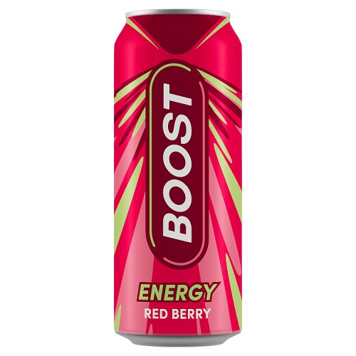 Boost Energy Berry Can 500ml PMP pack shot