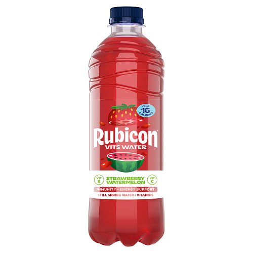 Rubicon Spring Vits Still Strawberry Watermelon 500ml pack shot